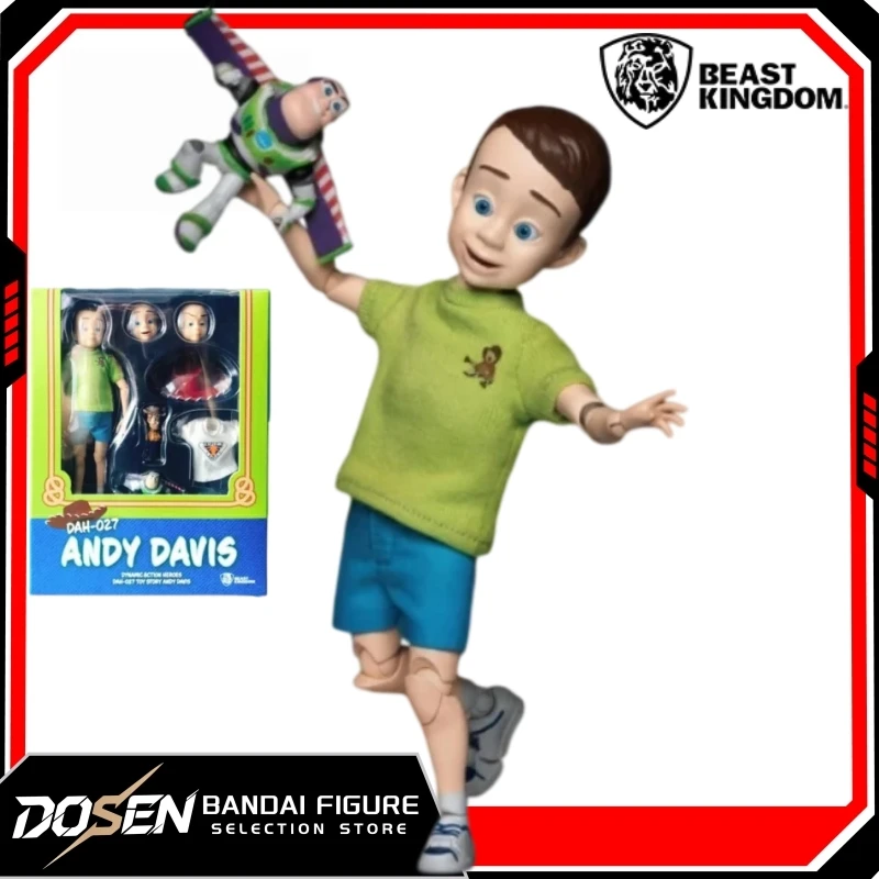 In Stock Beast Kingdom DAH-027 Toy Story Andy Davis Articulated Action Figure Cartoon Collectible Desktop Display Toy Gift
