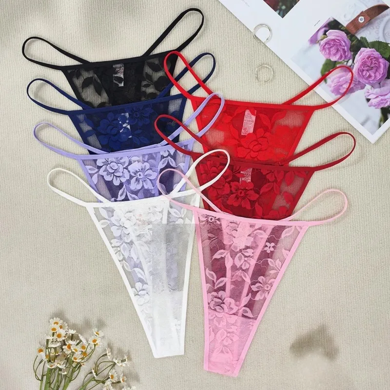 

7 шт., большие размеры 1XL-4XL, женские трусики с низкой посадкой и цветочным принтом, сексуальное элегантное женское нижнее белье, женские стринги во французском стиле, нижнее белье-бикини