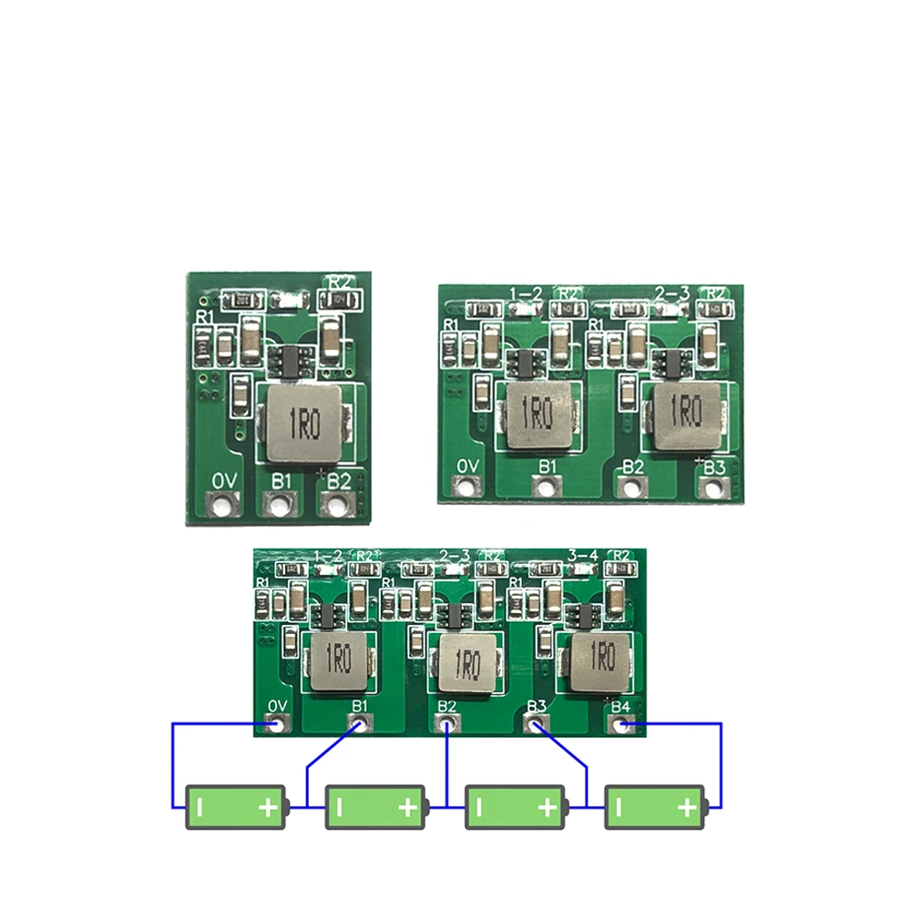 Imagem -02 - Bateria de Lítio Ativa do Equalizador 2s 3s 4s 3.7v 3.2v Li-íon Equilibrador Lifepo4 Transfere o Equilíbrio para a Proteção de Bms 1.3a a