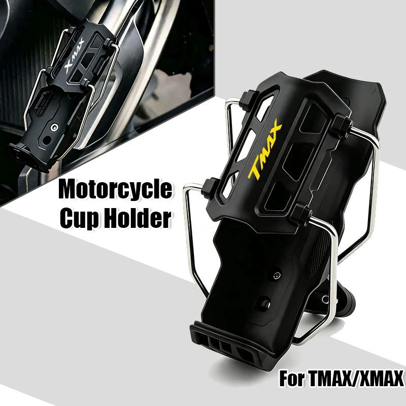 For XMAX 400 250 300 Tmax 560 530 Motorcycle Accessories Beverage Water Bottle Cage Drinks Holder Water Cup Holder