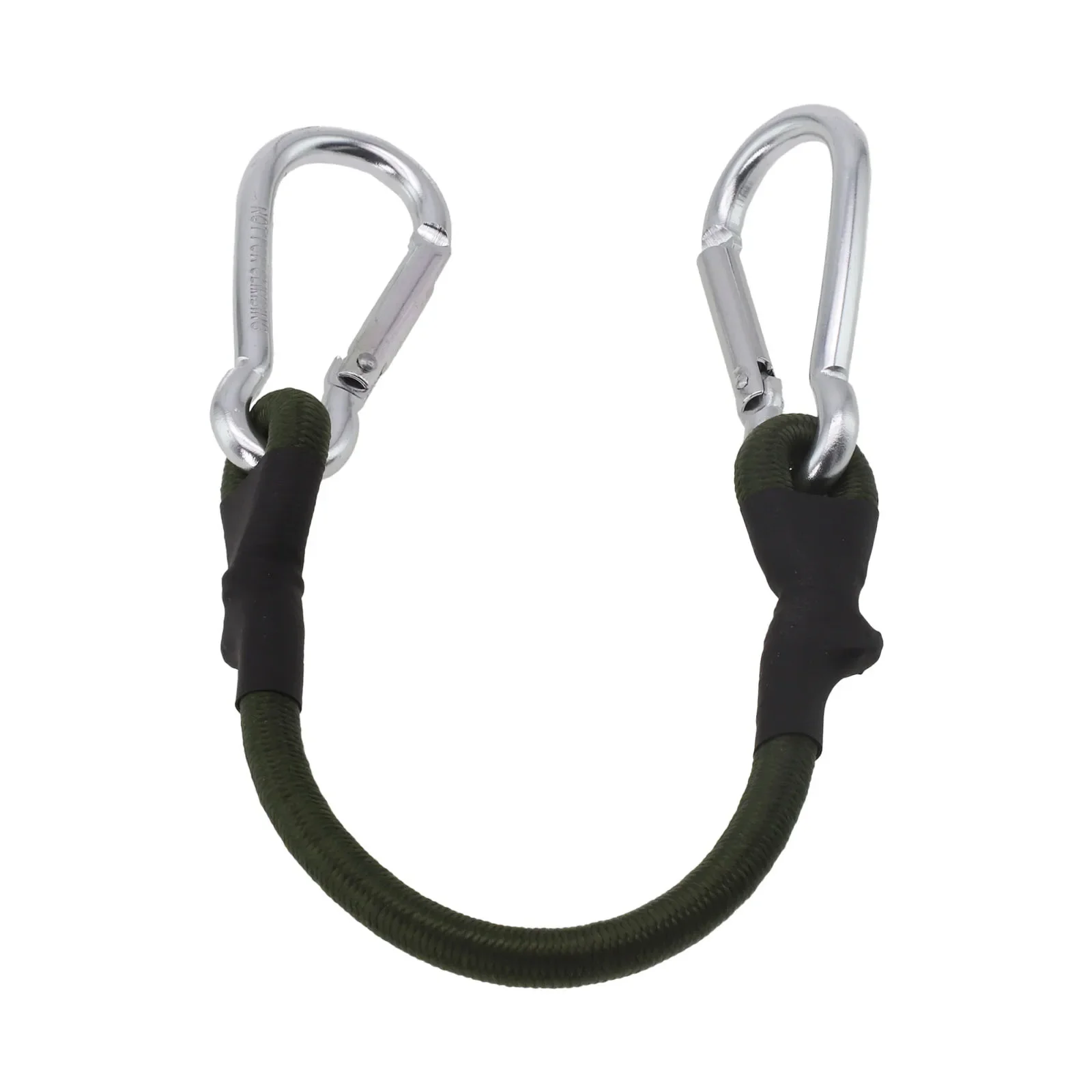 1 mosquetón cuerda elástica ganchos de Metal 30/60/90/120cm mosquetón cuerdas elásticas mosquetón para acampar gancho Cables correa Bungie elástico