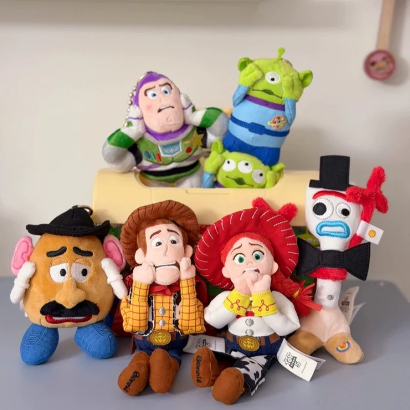 Shand Moo Genuine Disney Pixar Buzz Lightyear Plush Toy Toy Story 5 Blind Box Figure Soft Doll Bag Pendant Collectible Gift