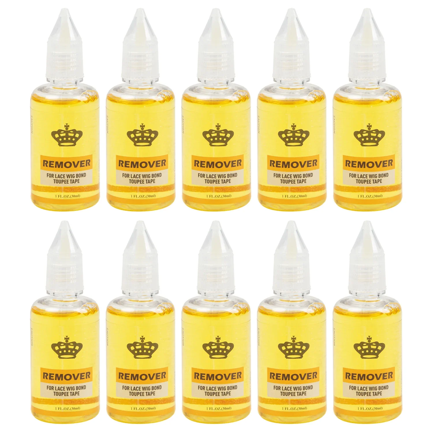 

30ml10pcs Hair Glue Remover For Lace Bond Toupee Skin Weft Tape Professional Hair Extension Hairstyle Beauty Accessory Salon Use