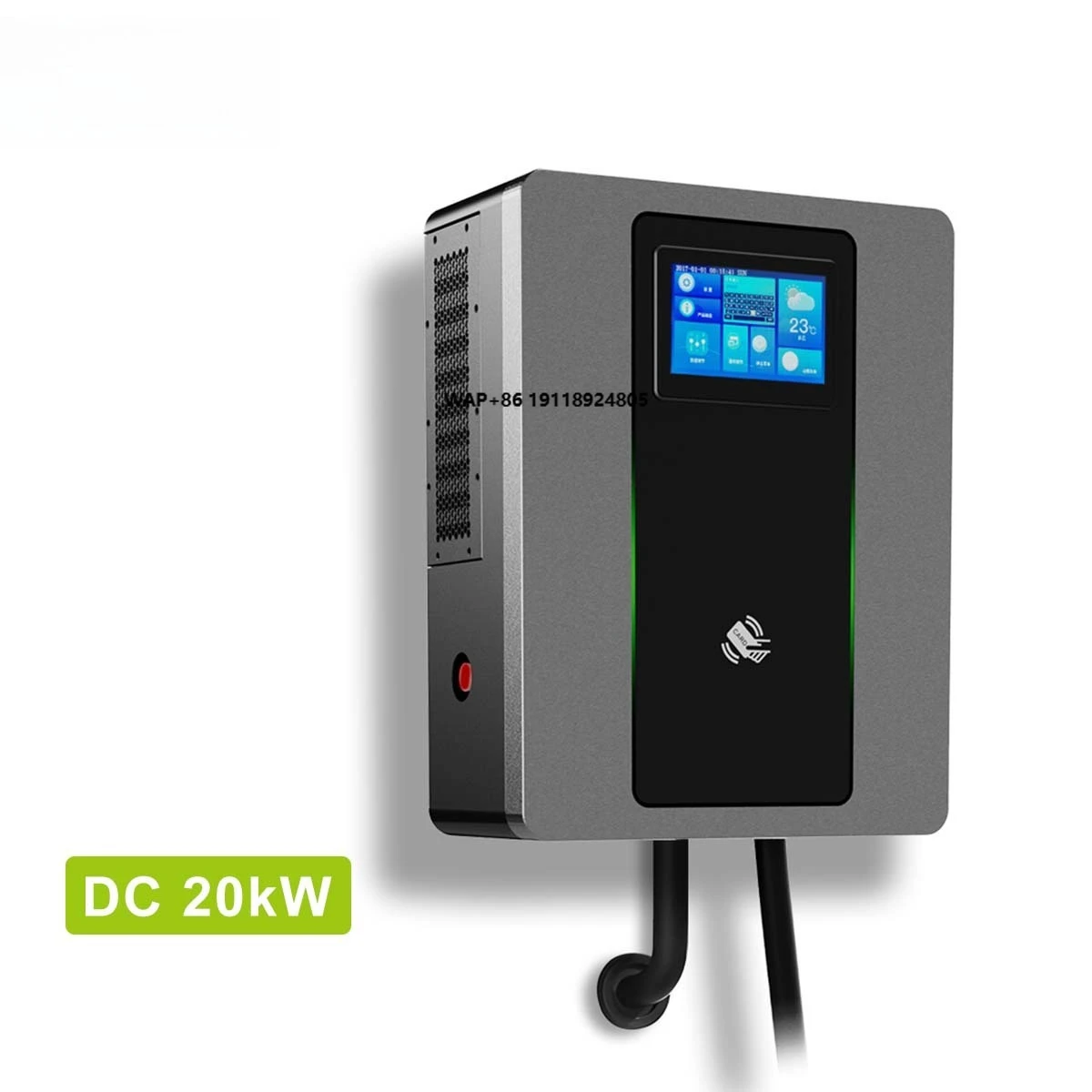 Zencar 20kW DC Fast Charging Station Electric Vehicle Charger with Wifi OCPP 7