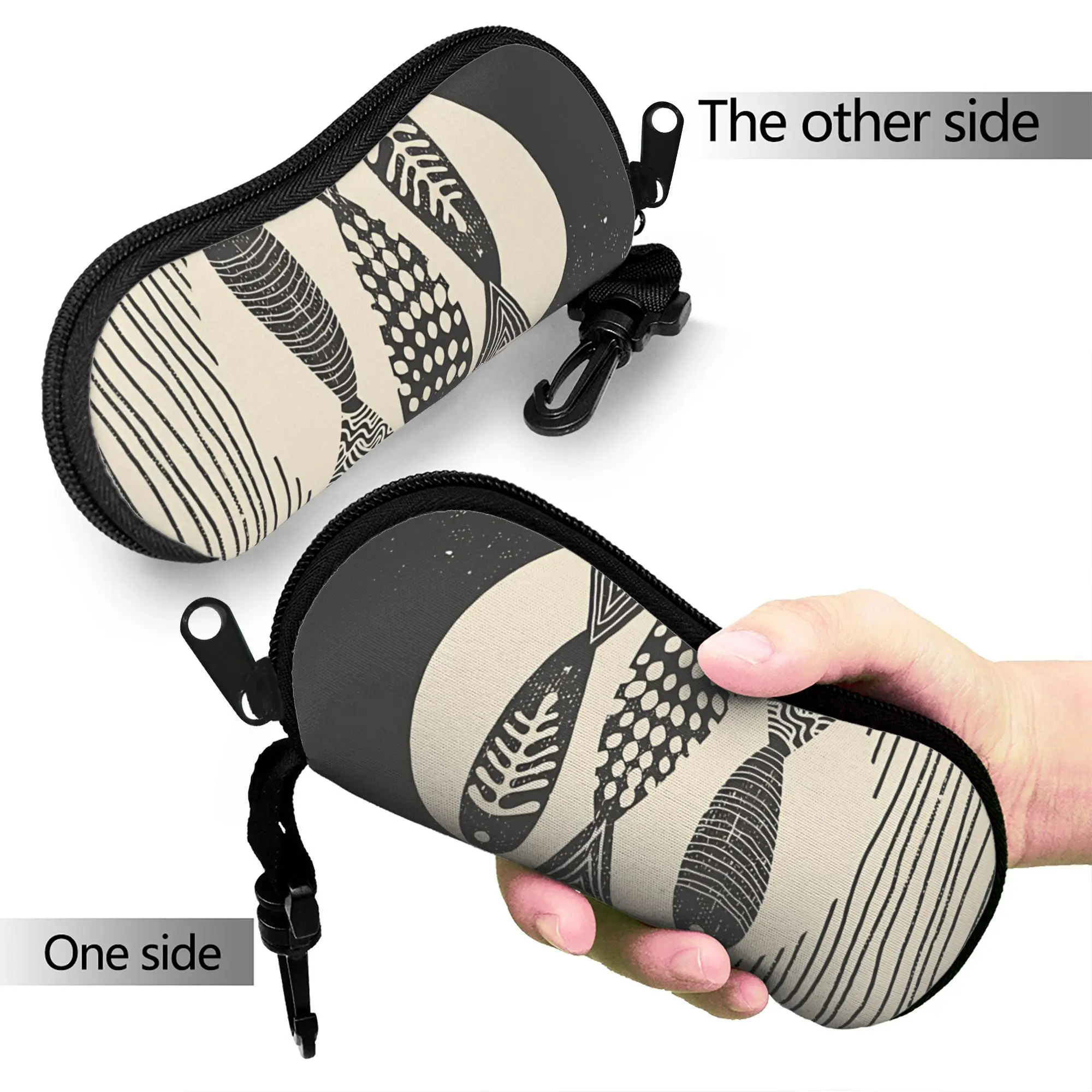 Retro Sardines  Glasses Case  Custom Sunglasses Pouch Men Women Convenient Eyeglass Protector Retro Eyewear Storage