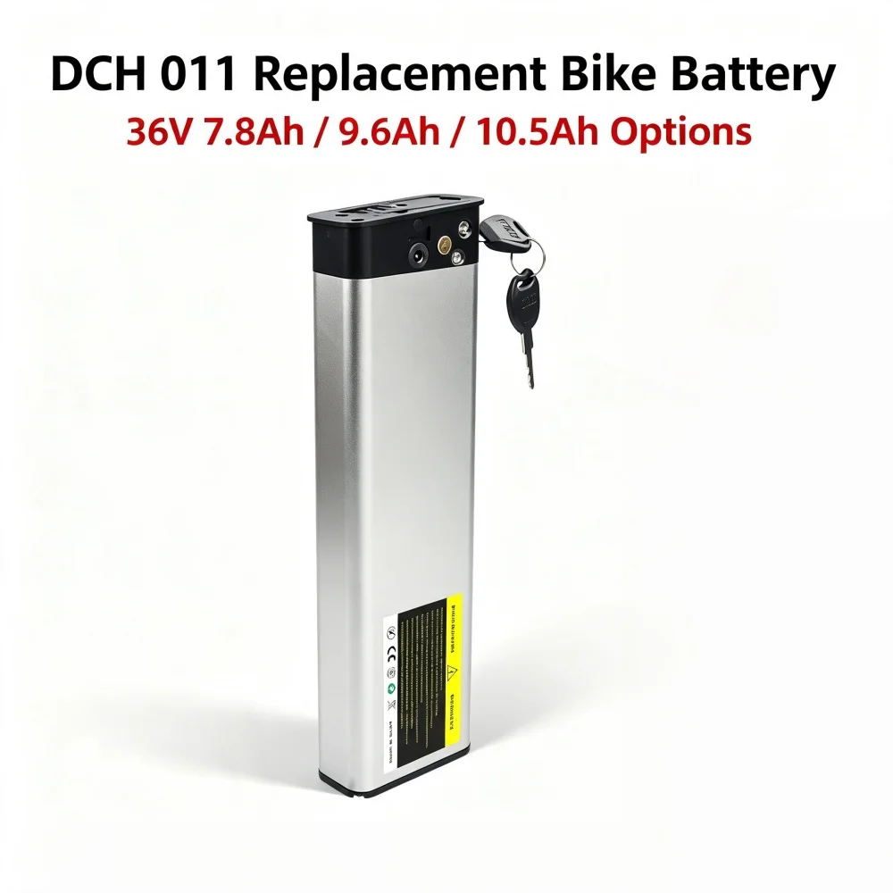 DCH011 36V Removable Bike Battery 7.8Ah 9.6Ah 10.5Ah Replacement Bike Battery for Lankeleisi A6 G100 Foldable City Commuter Bike