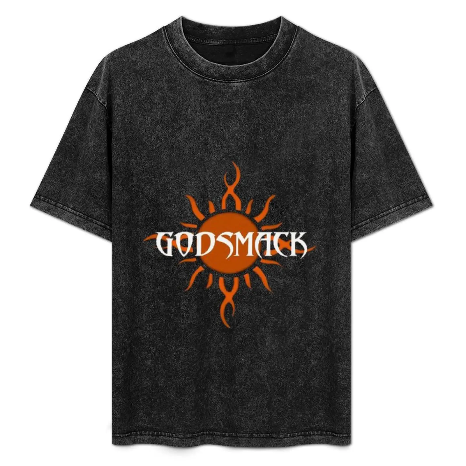 

LOGO GODSMACK T-Shirt shirts graphic tee vintage luxury clothing labubu shirts graphic tees slim fit t shirts for men