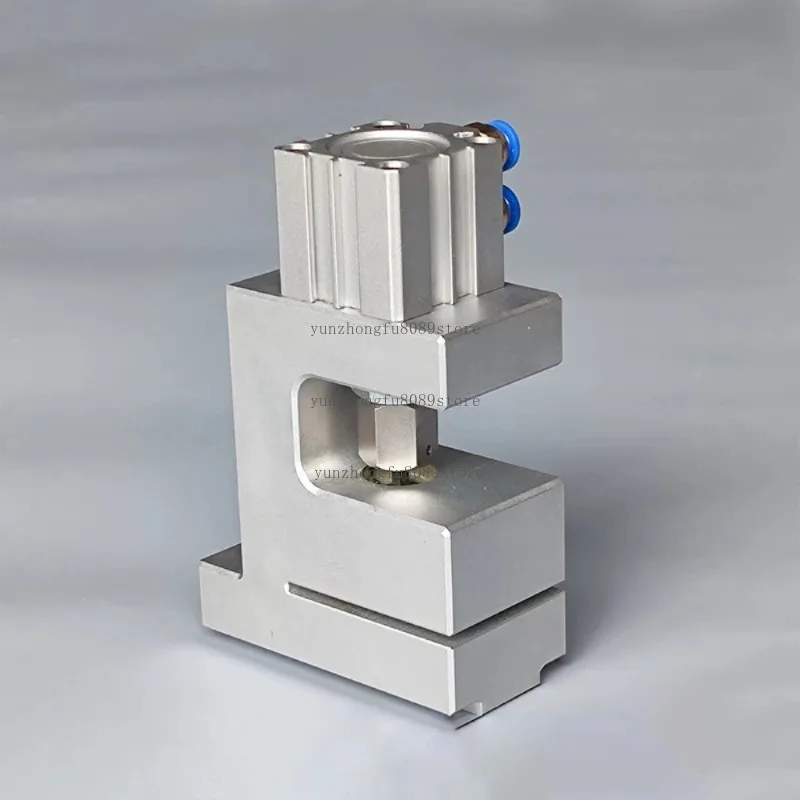 Pneumatic Square Hole Puncher, Plastic Bag High-Speed Punching Machine with 3×2mm / 4×3mm Optional Dies