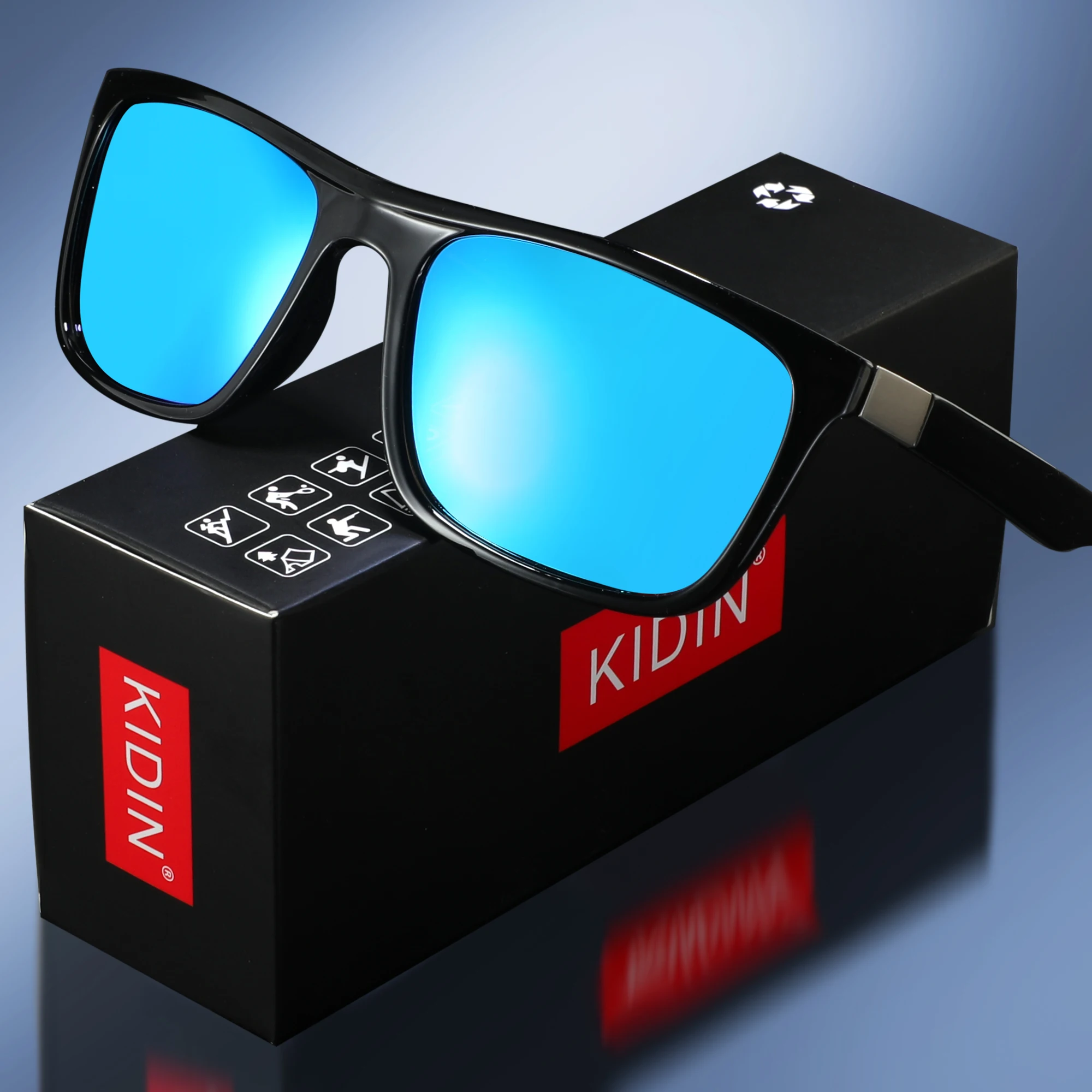 أزياء مربع خمر الاستقطاب النظارات الشمسية الرجال النساء الرجعية القيادة الصيد نظارات شمسية UV400 نظارات