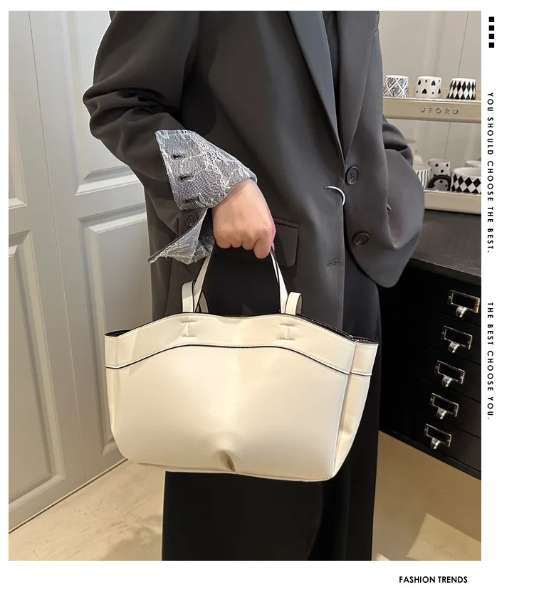 1 Stück Spezialtasche für Damen, große Kapazität, modische Joker-Umhängetasche, neue tragbare Handtasche für Pendler. – Detail 1