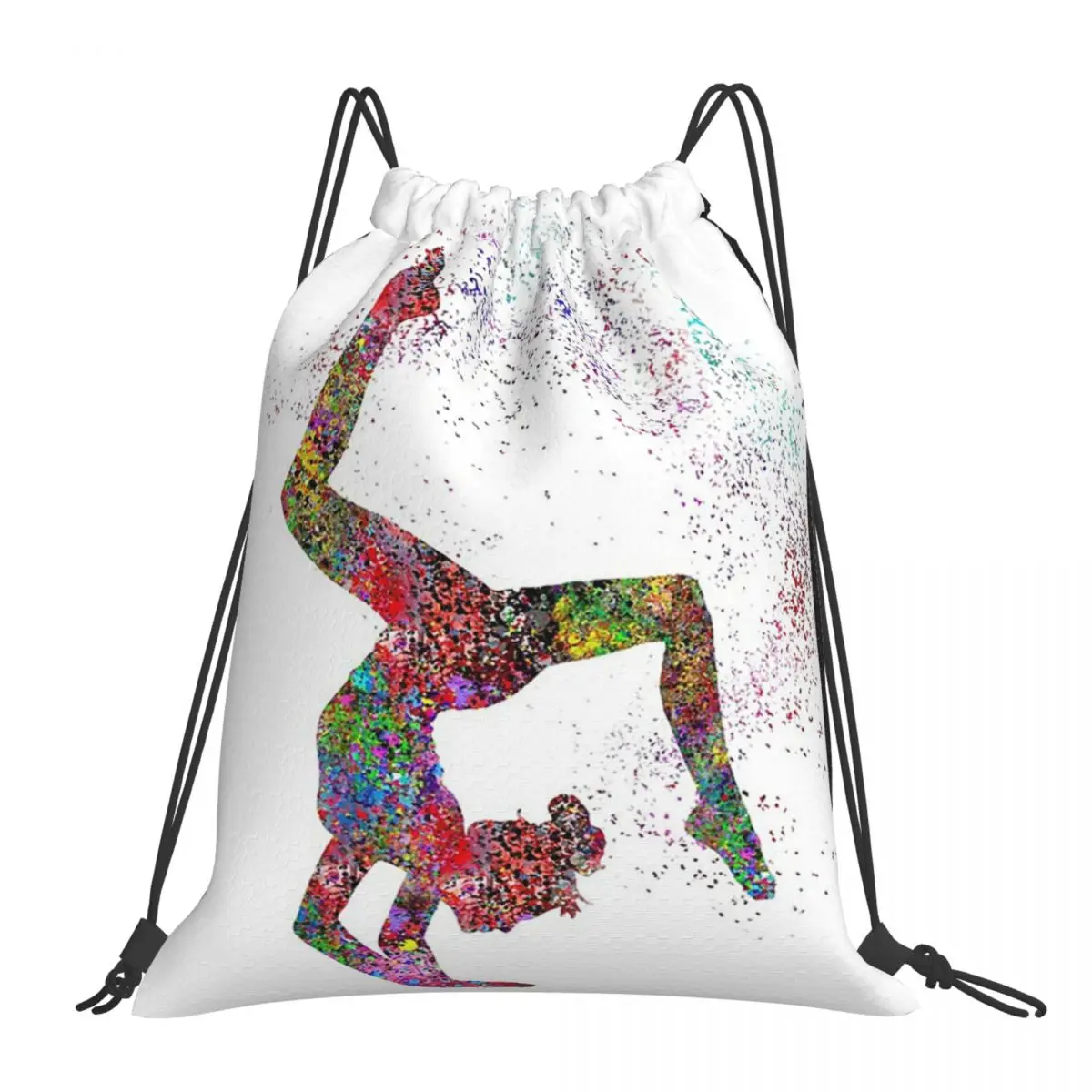 

Gymnastics Girl, Watercolor Gymnastics, Teen Gift Backpacks Drawstring Bags Drawstring Bundle Pocket Sundries Bag Book Bags