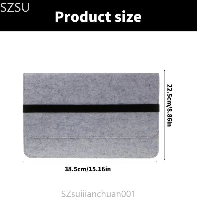 SZSU Felt Protective Bag for GM116HD Kamvas13 Digital Graphics Drawing Tablets
