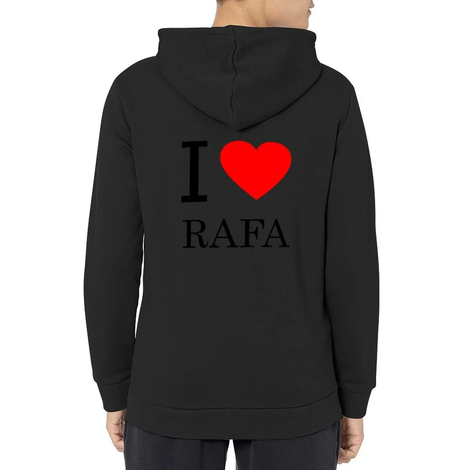 

I LOVE RAFA Hoodie autumn jacket men autumn clothes mens clothing korean autumn clothes hoodie streetwear