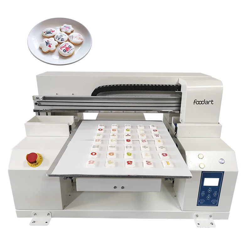 2024 New Arrive Full Automatic Food Printer for Cake A2 Size Edible Food Printer Machine for Macaron