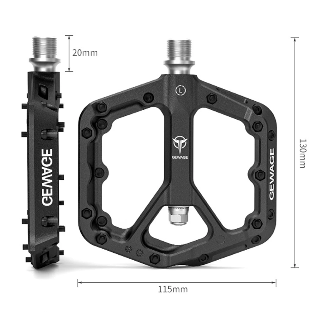 

T34C Сверхлегкие уплотнительные подшипники, велосипедные педали, велосипедные нейлоновые дорожные педали BMX, аксессуары для велосипеда на плоской платформе, желтый