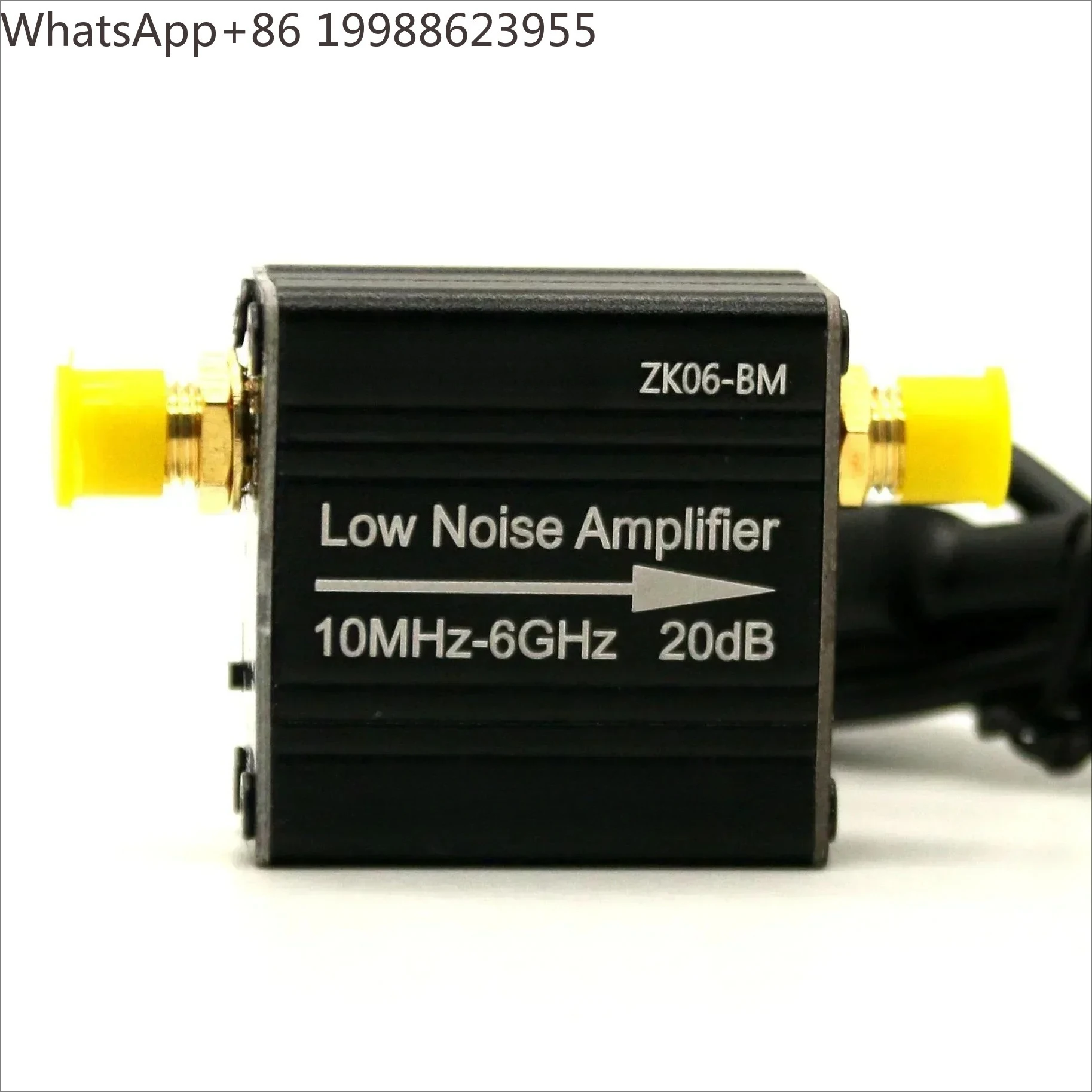 series Low Noise Amplifier 100KHz-6GHz/10GHz Battery included 20dB High Gain LNA RF Power Preamplifier Module