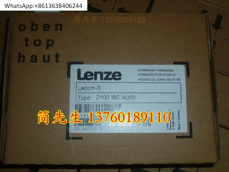 

EMF2102IB-V002 Новый модуль шины Lenze LECOM-B (RS485) на складе