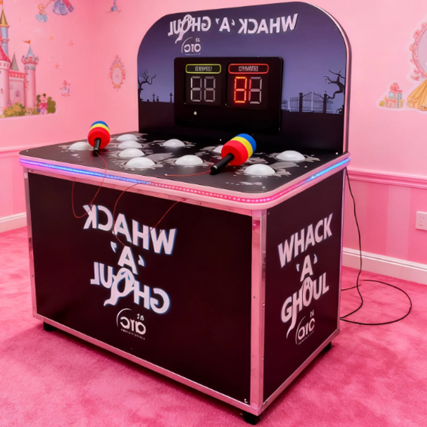 Smash the Button to Hit the Groundhog Smash the Groundhog Two Player Groundhog Game Interactive Games Event Games Carnival