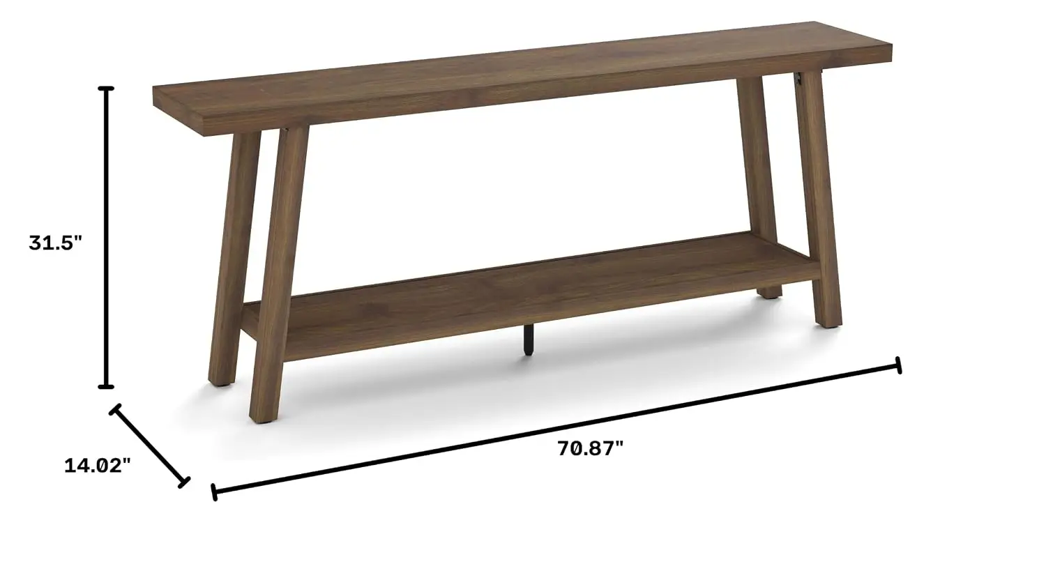 Extra Long Farmhouse Console Table 70.87