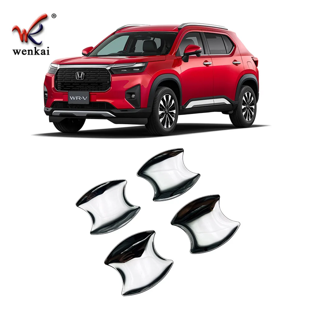 Car Door Handle Bowl Cover Protect Cap Sticker For 2024 Honda WRV DG5 Chromium Accessories view 4