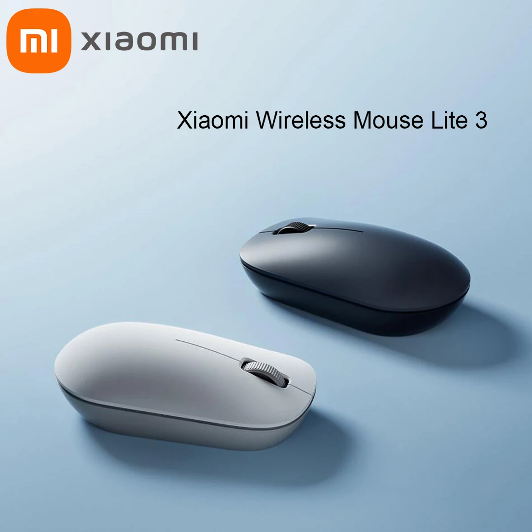 

Беспроводная мышь Xiaomi Lite 3 2.4ГГц 1000DPI для ноутбуков и компьютеров, портативная игровая мышь Mi, легкий корпус, оригинальная, по сниженной цене