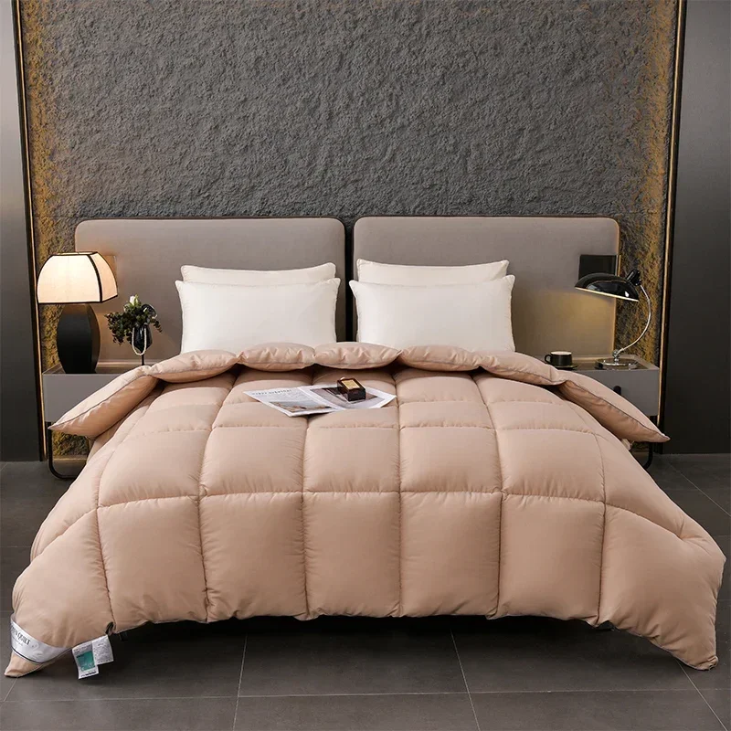 2024 new skin-friendly and comfortable five-star hotel feather velvet quilt winter quilt thickened warm  quilt core