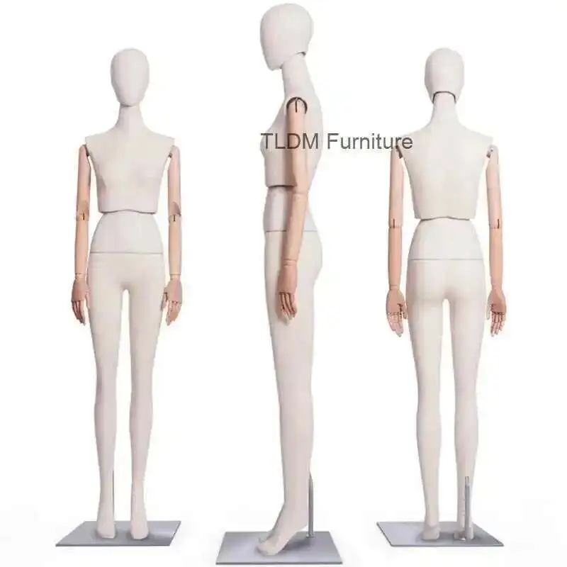 

Modern Standing Mannequin for High-end Clothing Store Suit Full Body Display Design Mannequins Simple FRP Mannequin for Tailor