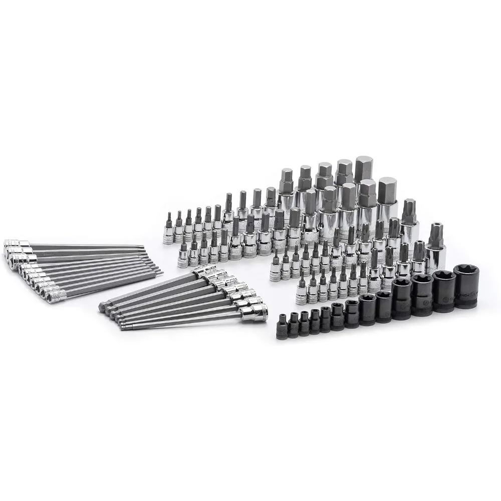 84 Pc. Master SAE/Metric Hex And Torx Bit Socket Set - 80742