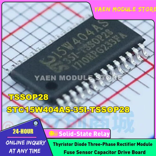 5PCS/LOT STC15W404AS-35I-TSSOP28 15W404AS-35I TSSOP28 NEW ORIGINAL MCU CHIP IN STOCK