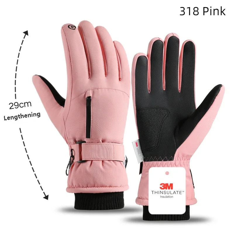 

Перчатки Polar Guardian Pro для лыжного спорта, водонепроницаемые, с бархатистой подкладкой, полностью сенсорные, обеспечивают отличный захват, для женщин, для катания на лыжах/велосипеде в суровых зимних условиях