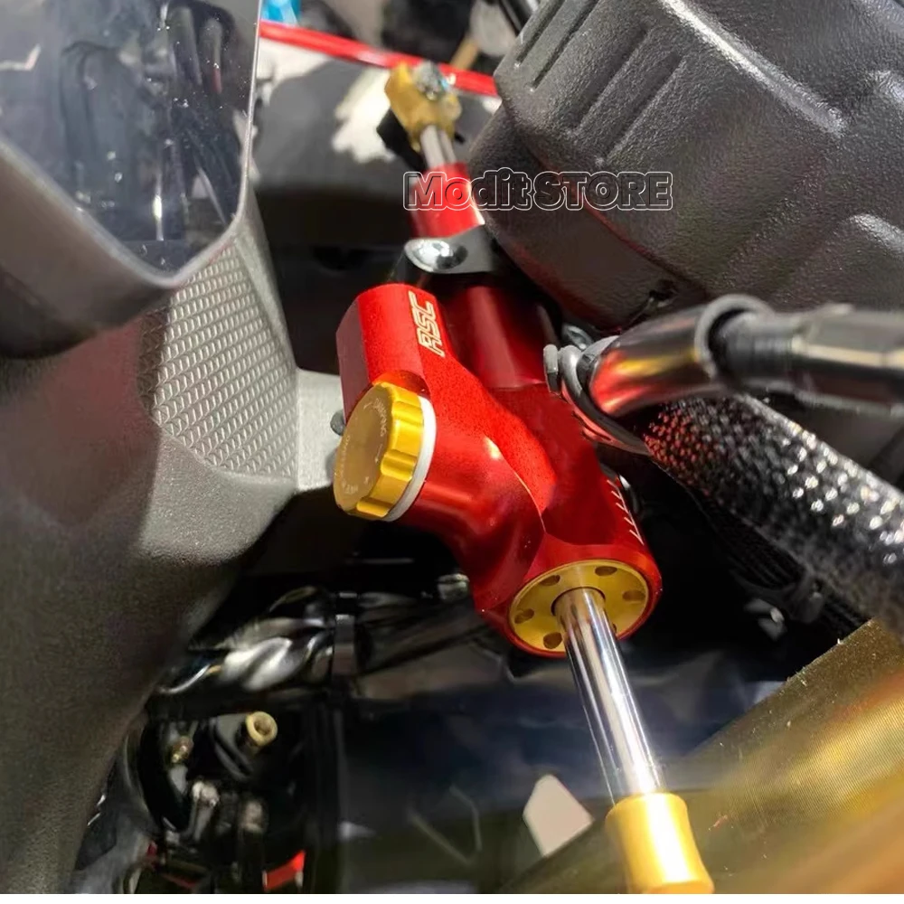 Kit de montage de Support d'amortisseur de direction de stabilisateur de moto, accessoires de Support pour moteur QJ SRK 800RR srk800rr SRK600RS