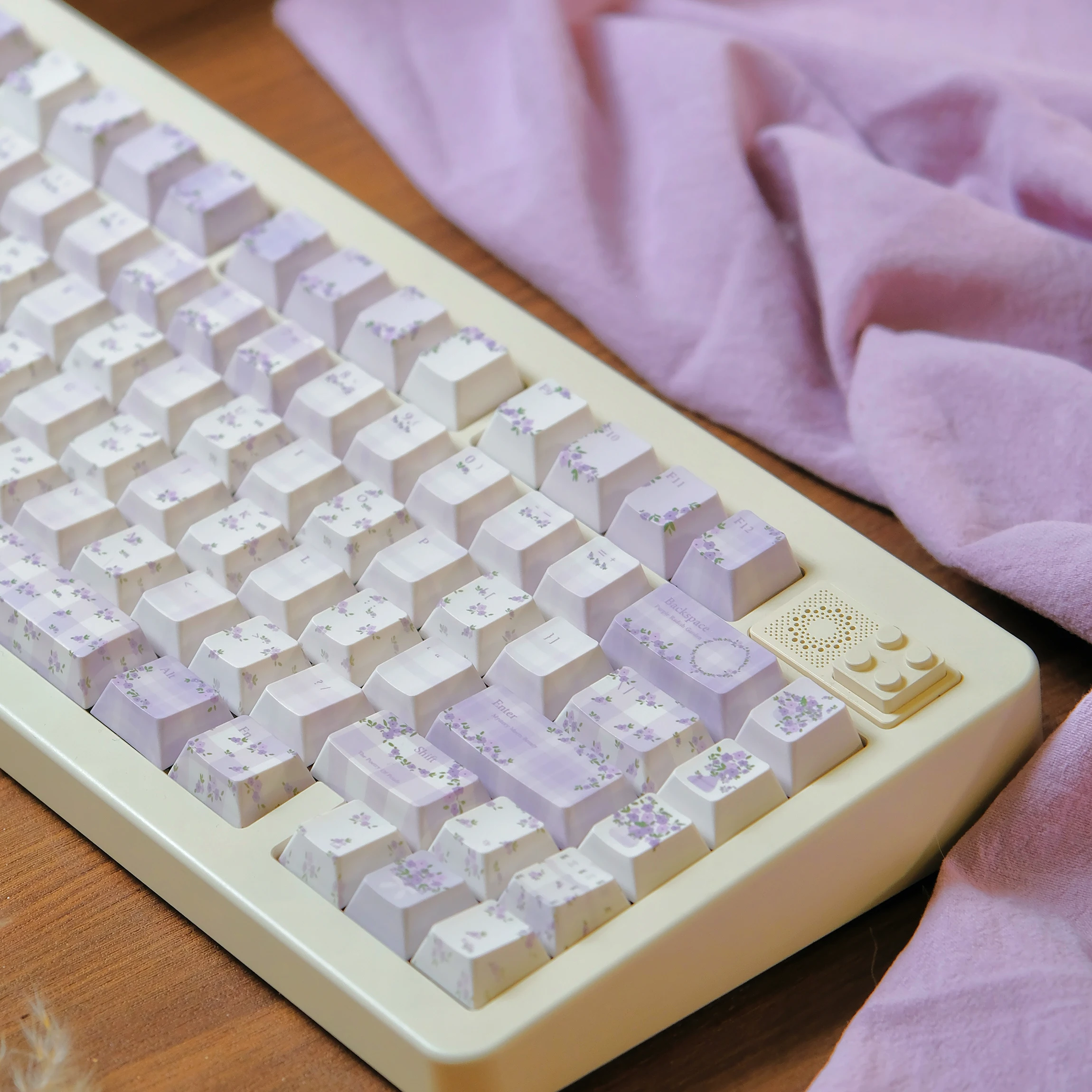 

Violet keycap PBT five-sided sublimation original height