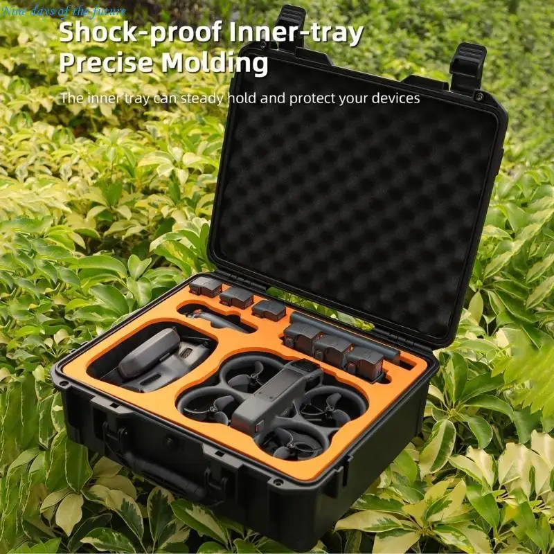 

Storage Box Large Capacity Waterproof Case for Avata 2 Portable Organizers Pouches Wear-resistant Bag E65A