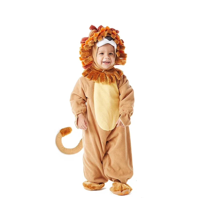 2025 New Arrival Baby Lil' Lion Dress Up Animal King Toddler Lion Halloween Costume