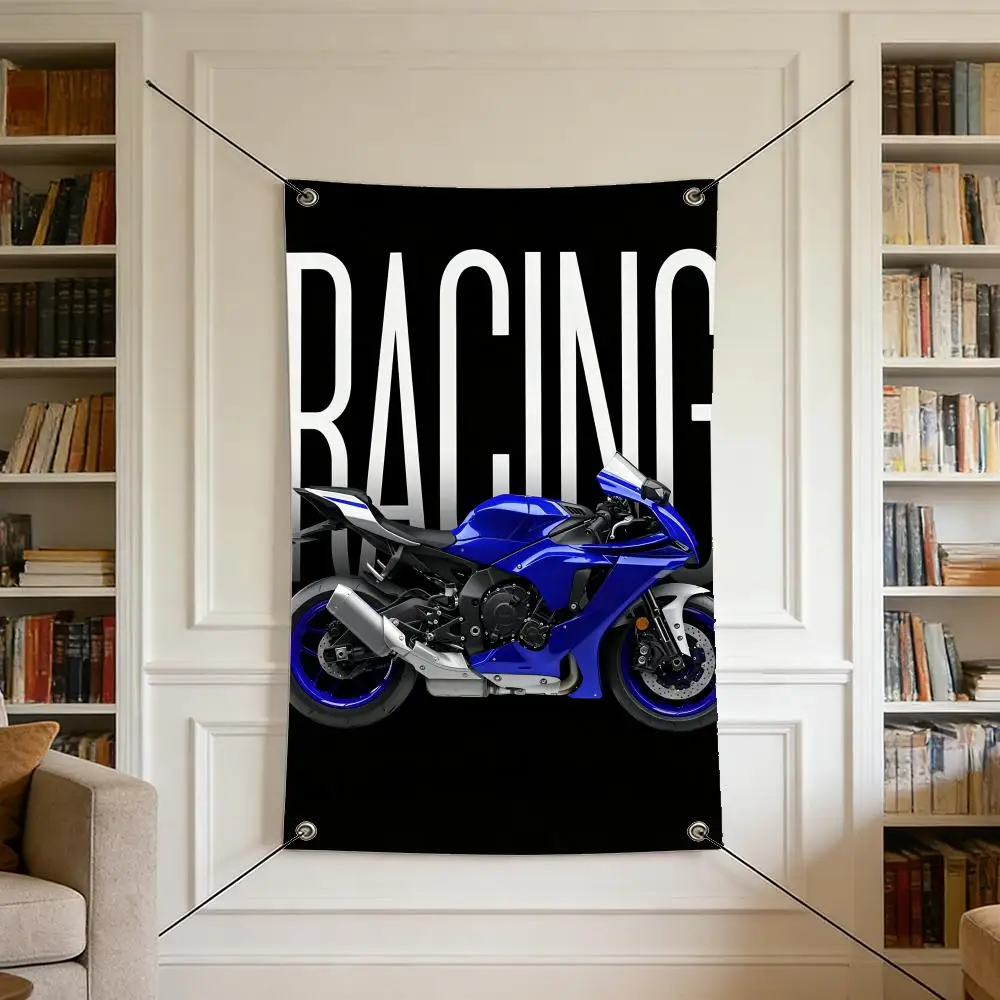 Brand R-racing Flags Warm Home Flag 4 Grommets Wrinkle Free Indoor Outdoor