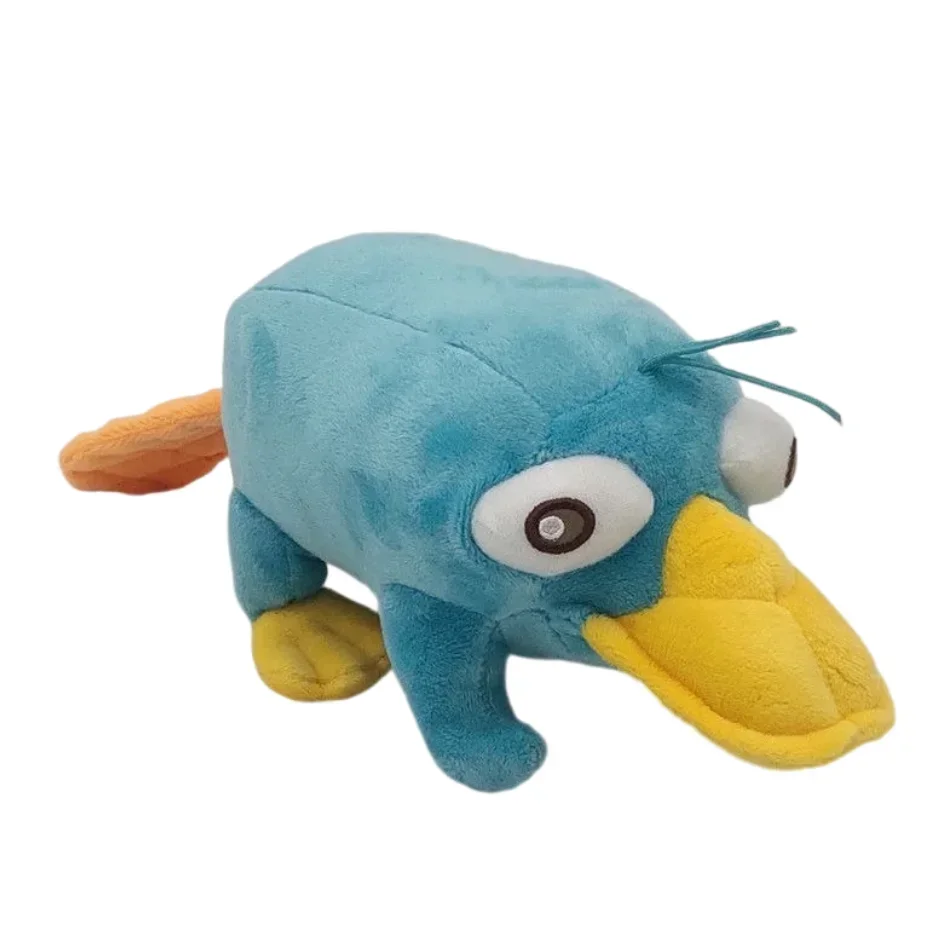 25CM New Simulated Blue Perry The Platypus Plush Toys Anime Stuffed Animals Duck Dolls Boys Girls Christmas Birthday Gifts