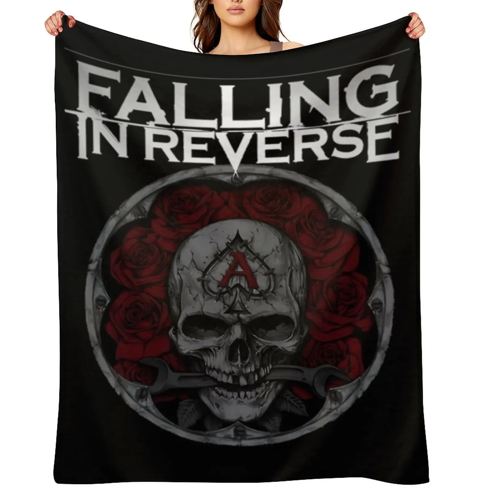

Falling In Reverse The Best Group Music Rock Band Throw Blanket Blankets For Bed for babies Vintage Bed Blankets