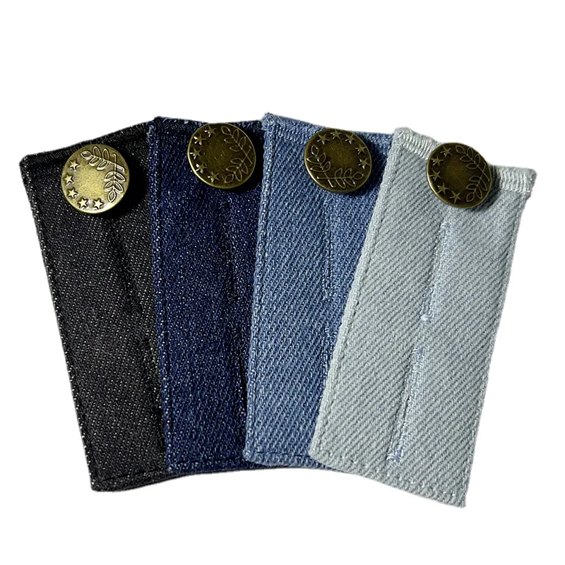 4pcs/set Denim Jeans Waist Extenders Waistband Expanders for Men Women Pregnancy Trousers Pants Jeans Skirt Button Extenders