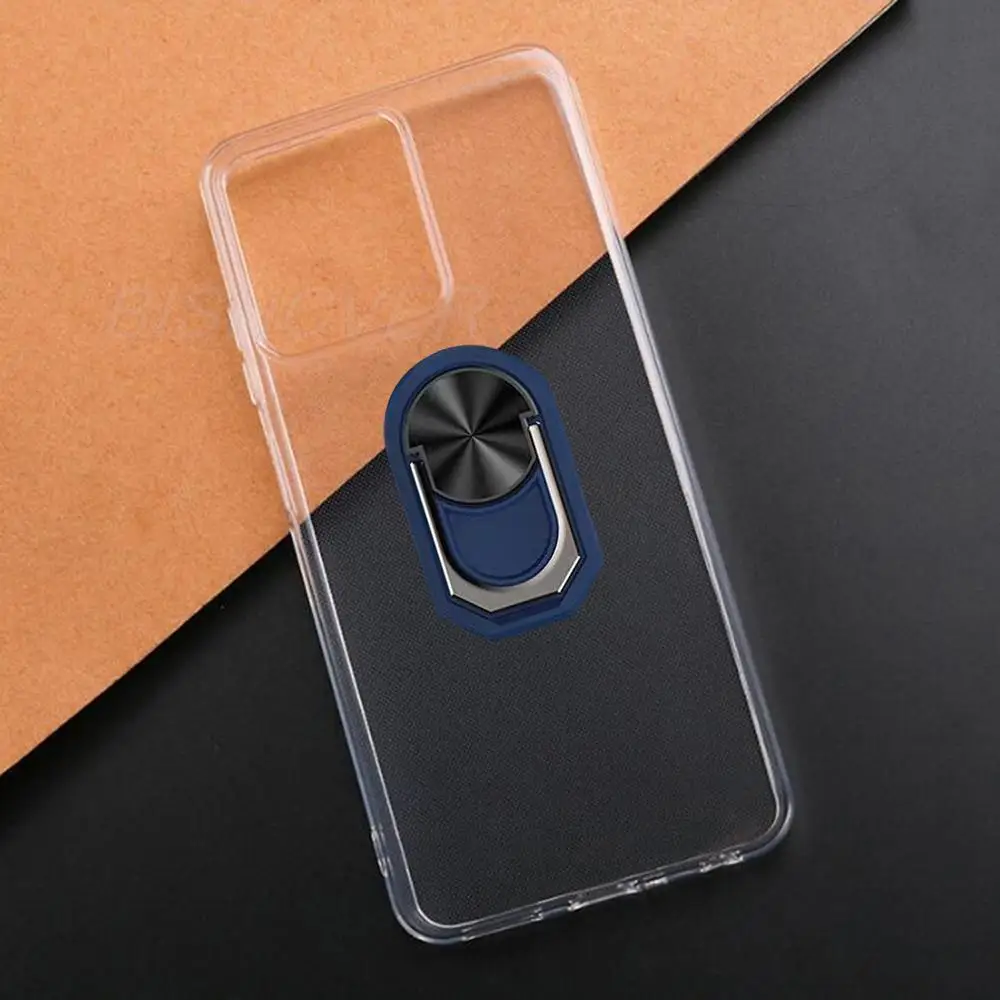 Magnetyczny futerał na telefon do Blackview Oscal Tiger 10 6.56 "2023 Oscal Tiger 10 odporny na wstrząsy miękki pokrywa silikonowa TPU z uchwyt pierścieniowy — zdjęcie 4
