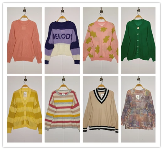 

Retro Design Ruffle Sve Long Knitted Sweater Women's Soft Sle Loose Lightweight Mohair Silk Spring Autumn Commute