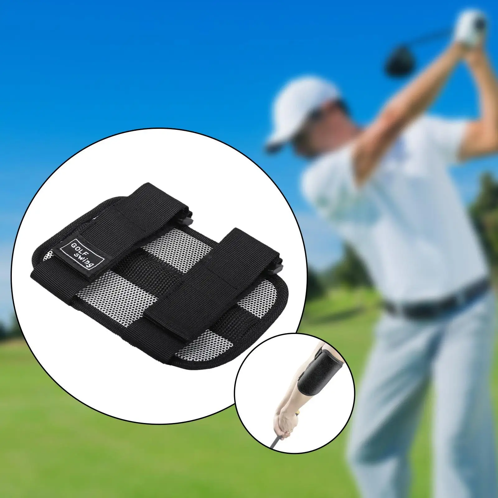 

Тренажер для гольфа, профессиональный портативный нейлоновый корректор для рук для начинающих для взрослых