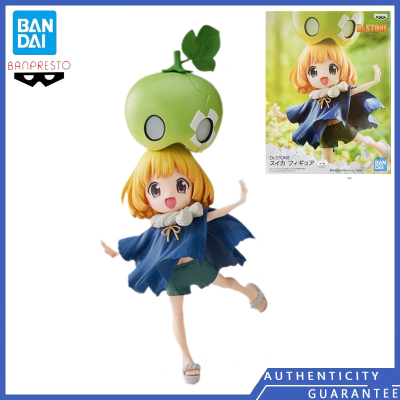 

[В наличии] Bandai Banpresto 12 см Dr.stone Suika кавайная аниме мультяшная милая фигурка модель игрушки ручная марионетка подарки для детей