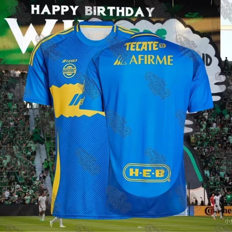 

25-летняя последняя популярная и неопопулярная футбольная майка с мексиканскими тиграми, такая же мужская футболка, летняя майка для взрослых и детей