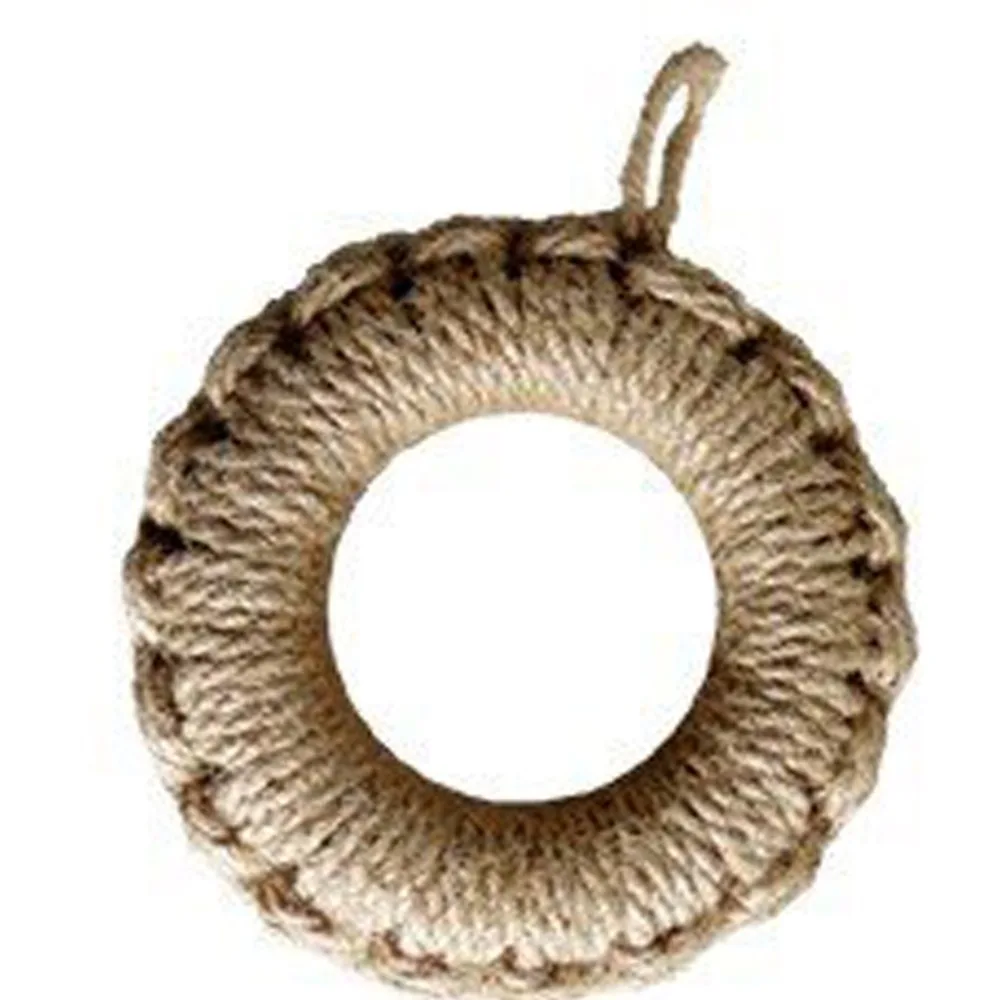Breathable Rope Coaster Thickened Firmly Knitted Cup Pad Handmade Without Loose Threads Table Protector Mat Hot‑pot
