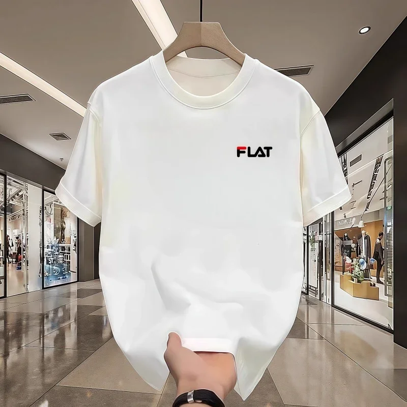 Super discount "Summer pure cotton T-shirt 2026 new men's and women's sports casual short sleeved printed top