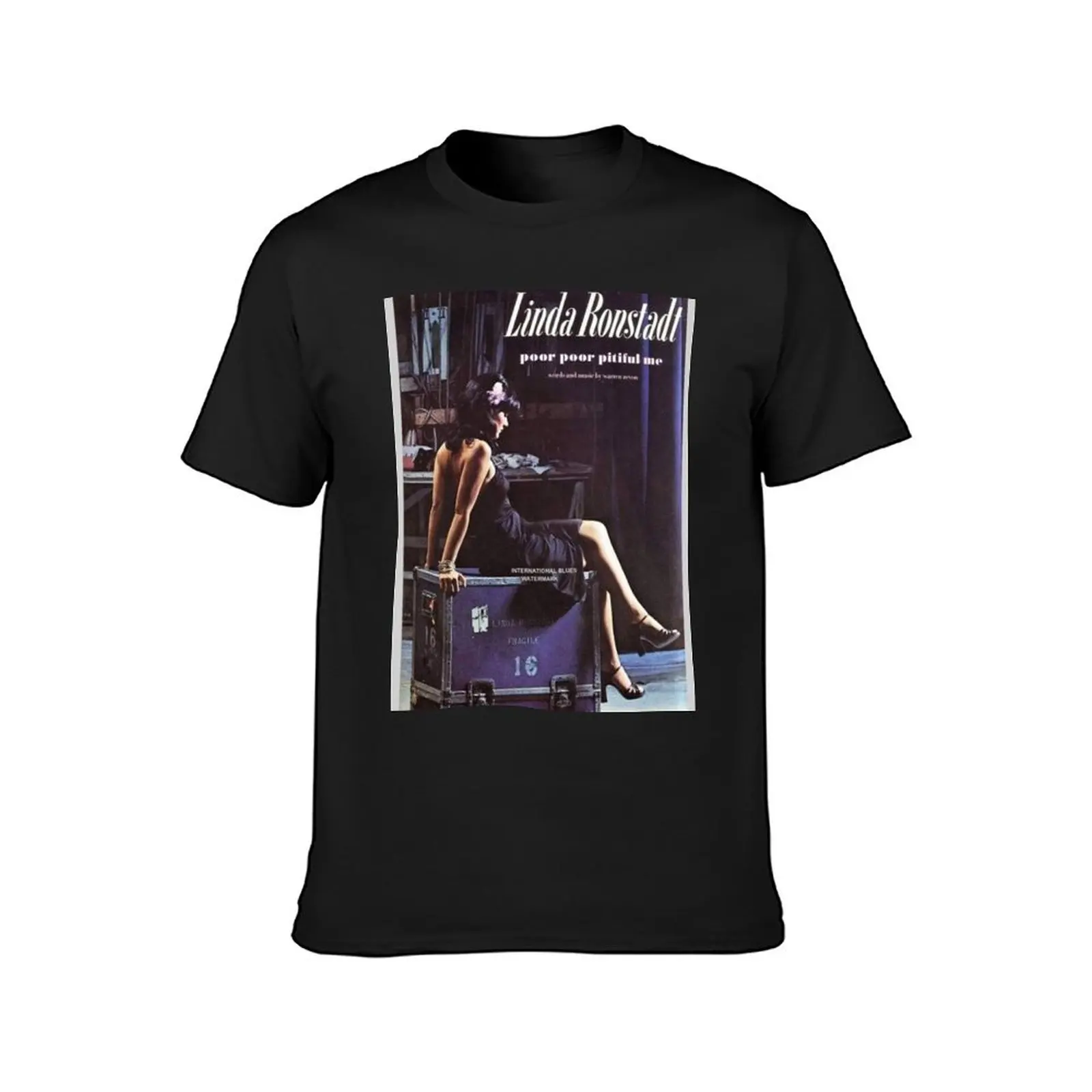Memories Of Linda Ronstadt Poor Poor Pitiful Me 1977 Simple Dreams Tour T-Shirt summer top summer clothes Men's t shirts image 2