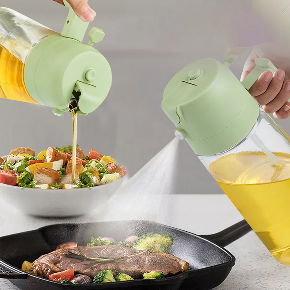 

Kitchen Oil Sprayers Bottle With Pour Spout Multifunctional Leakproof Oil Bottle For Barbecue