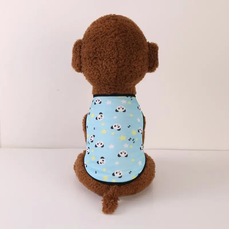 Dog Summer Clothes Soft Breathable Cooling Dog Shirt Strechy Dog Tank Top Sleeveless Vest Dog Tee Puppy Cat Apparel for Home