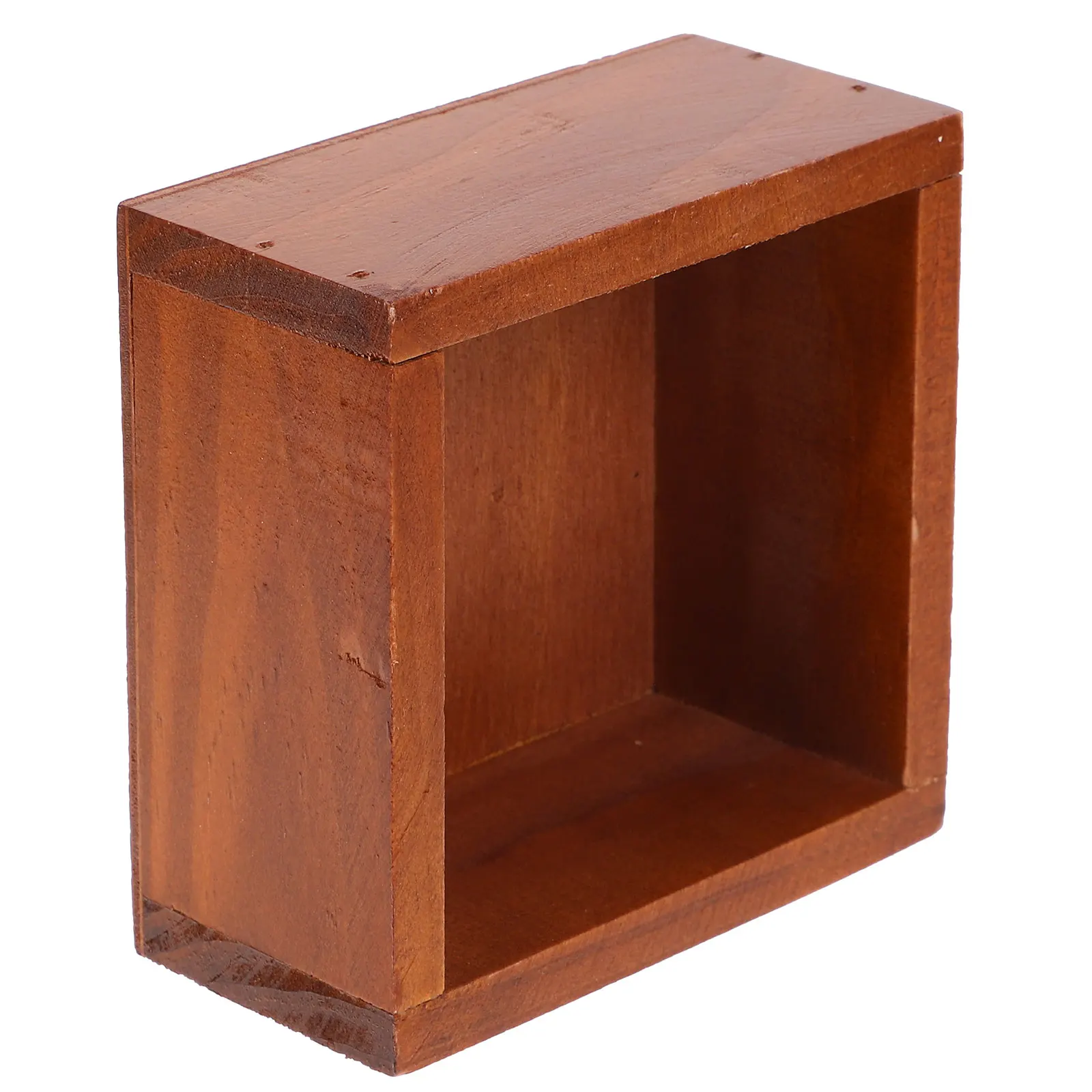 

Storage Box Desktop Organizer for Lipstick Makeup Tray Holder Wood Case Vintage Style Cosmetics HOLDER for Countertop