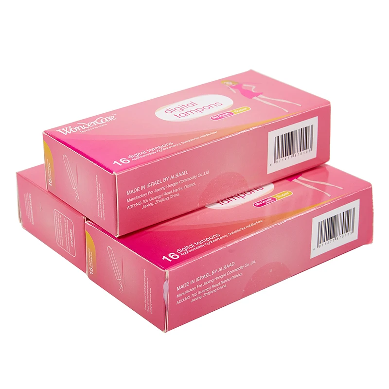 16pc Tupfer Tampons Bio-Baumwolle Vaginal Tampons Damen hygiene Damen binde